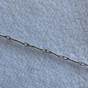 Vintage Sterling paper clip chain
